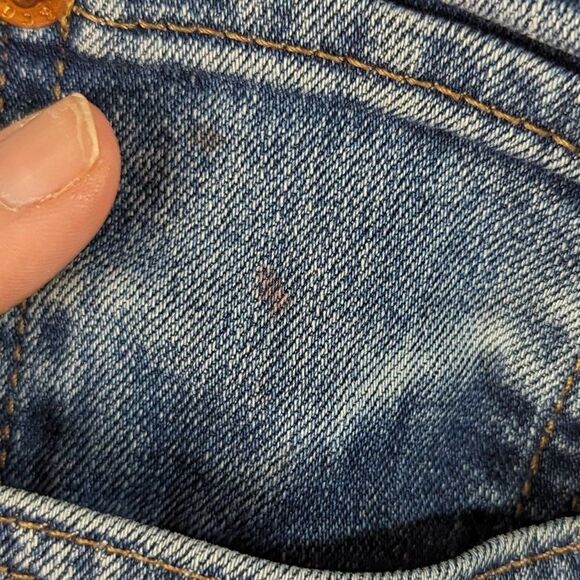 Levi's Blue Boyfriend Jeans - Picture 6 of 6